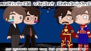 multiverse shenanigans with peter2 and tony