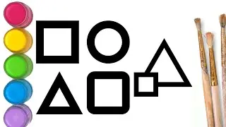 How to draw geometric shapes | easy drawing | Learn to draw step by step@DRAWTAK