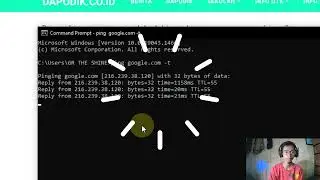 SHORT #1 TUTORIAL CEK KONEKSI INTERNET MELALUI COMMAND PROMPT
