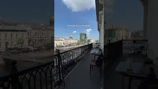 Красивый балкон с шикарным видом на центр Питера | Куда сходить в СПб? #питер #shorts