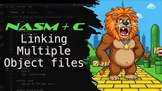 Linking Object Files from C and NASM in Windows