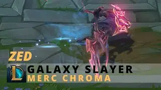 Galaxy Slayer Zed Merc Chroma - League Of Legends