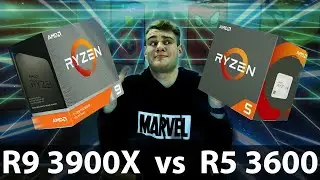 ЗАЧЕМ ПЕРЕПЛАЧИВАТЬ? Ryzen 3900X vs Ryzen 3600 - Тест и Сравнение в Играх