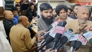 MP Baramulla, Engineer Rashid, held a meeting today with the officers of Tangmarg,.