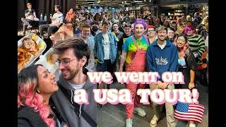 we went on a US tour!! 💃🏽🕺🏻 (vlog)