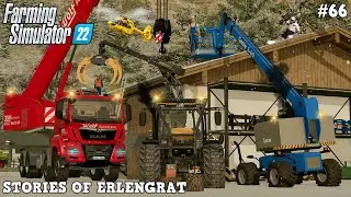 Finishing BIGGEST FARM BUILD EVER & Buying NEW TRACTOR! 🏗️🚜💨 | Erlengrat | FS22 | Timelapse #66