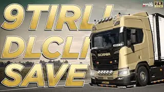 🟡+9 TIRLI FULL KODLU DLC'Lİ SAVE | FARKINI ORTAYA KOYMAYA HAZIR MISIN?🔥|Ets2 • 1.50+ Dlc'li Save #26
