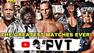 THE GREATEST MATCHES EVER! #PVT #Wrestlefest #WWE #TWL #ECW #HulkHogan #ShawnMichaels #Undertaker