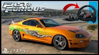 GTSport Logitech G29 Toyota Supra :)