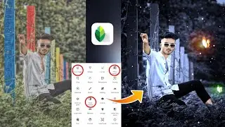 Snapseed Dark Tone Effect Photo Editing || Snapseed Background Colour Change Tutorial