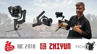 IBC 2018 🎬 Zhiyun Crane 3 Lab, Weebil Lab - концепция стедикамов от Zhiyun-Tech