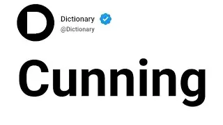 Cunning Meaning In English