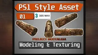 How to make PS1 Style Assets With 3DS Max (Modeling And Texturing)