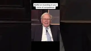WARREN BUFFETT ON INVESTING IN YOUR CIRCLE OF COMPETENCE  #shorts #tiktok