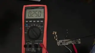 Troubleshooting an iPhone 6 using diode mode and a finger