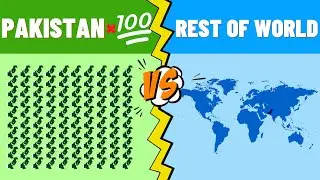 100 Pakistan vs Rest Of World🌍 Comparison |  Rest Of World vs 100 Pakistan |  100 Pakistan .