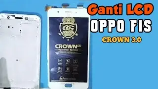 Ganti LCD Oppo F1s #tutorial #servishppemula #gantilcd