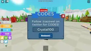 ROBLOX Boss Fighting Simulator codes for Crystals on November 30, 2020