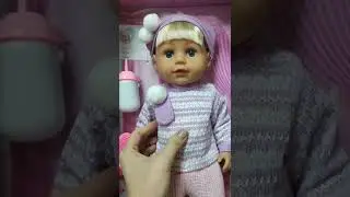 Интерактивная кукла Арина 45см пьет,ходит на горшок,руки,ноги сгиб,озвуч.Барбарики