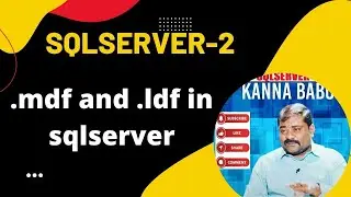 MDF vs LDF in SQL-2