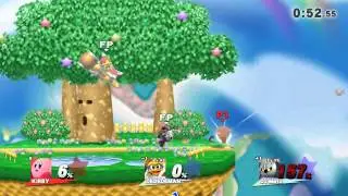 Kirby vs Meta Knight vs King Dedede ( Me vs. amiibos)