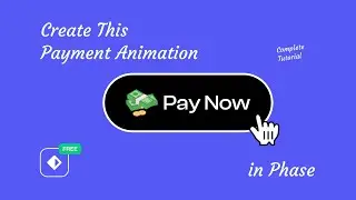 Create This Payment Animation Button in   