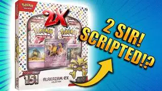 Are Pokemon 151 Alakazam ex Collections Scripted!?