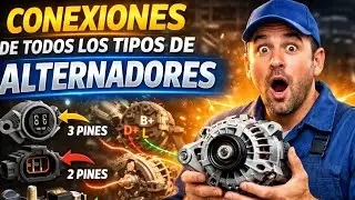 CONEXIONES  DE LOS DIFERENTES TIPOS DE ALTERNADORES  🚗🚗🚗