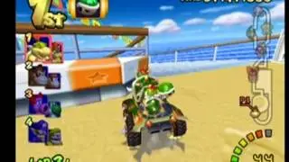 Mario Kart Double Dash - Bowser & Bowser Jr. - Flower Cup 100cc