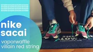 Nike x Sacai x Vaporwaffle Villain Red String by @devagaro