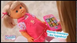 LALKA NATALIA ZE SMARTFONEM CHODZI MÓWI PL www.MegaPrezent.pl