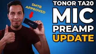 Tonor TA20 Mic Preamp For Shure SM7B Review Update
