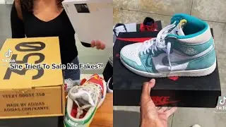 SHE TRIED SELLING FAKES TO SOLE RESELL