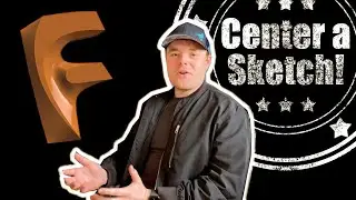 How to Center a Sketch in Fusion 360!