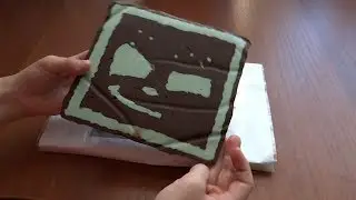 Картинка моего канала из шоколада!!!