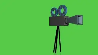Camera animation - Green screen - Copyright free