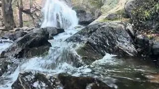 Yalova Waterfalls- Water Falls Off A Rocky Mountain Cliff - Stock Footage Video