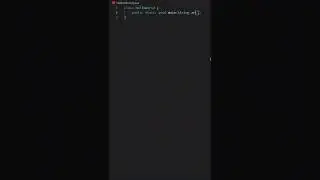 Print Hello World in JAVA | #shorts #coding #java
