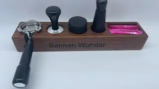 coffee tamper wooden holder