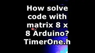 How solve code with 2 x 595 shift register matrix 8 x 8 Arduino? TimerOne.h