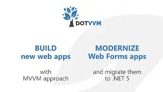 Web Forms to .NET 5 using DotVVM