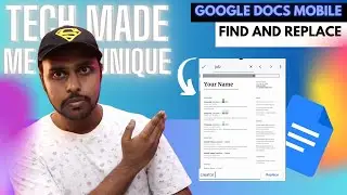 How to use find and replace in google docs mobile | google docs find and replace new line