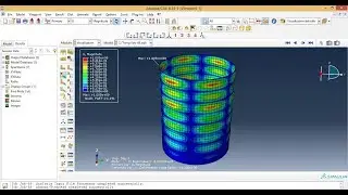 Abaqus Tutorial Videos - Buckling Analysis of a Cylinder in Abaqus