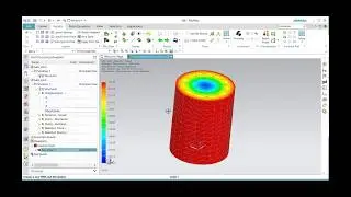 How to define temperature load in Siemens NX (1915) FEM simulation, including analytical validation.