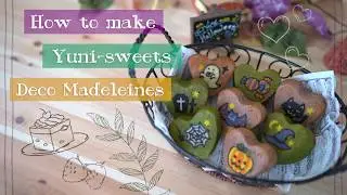 How to make Halloween design Deco Madeleines | yunisweets Deco Roll