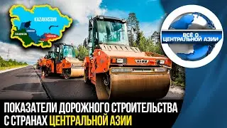📊 Показатели дорожного строительства с странах Центральной Азии