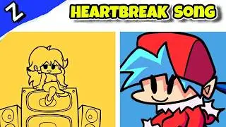 Friday Night Funkin' Girlfriend Ended With Boyfriend Vs HEARTBREAK FULL WALKTHROUGH