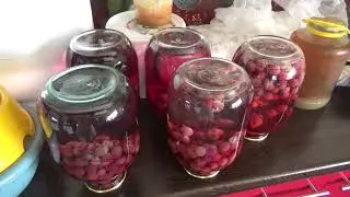 Наконец пошла капуста, заготовки тоже не отстают.