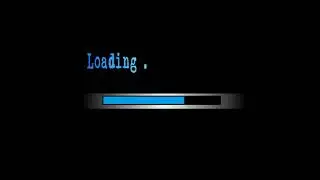 Loading Progress Bar - Template For Intro of Videos  - Preloader
