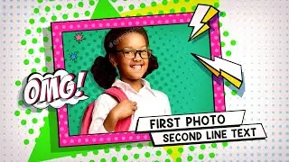 Kids And Teens | After Effects template | Comic Themed Opener  Lower3rds included